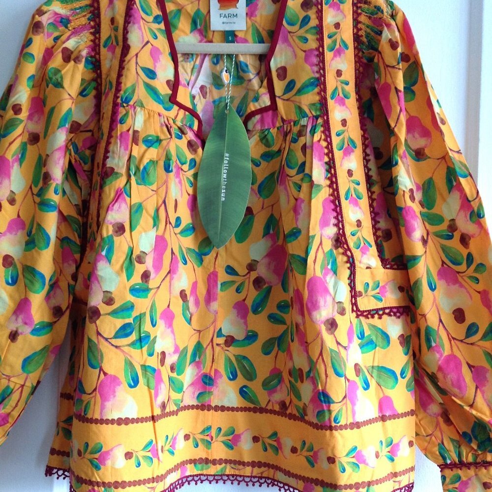 FARM Rio Mini Cashew Blouse - Picture 5 of 13